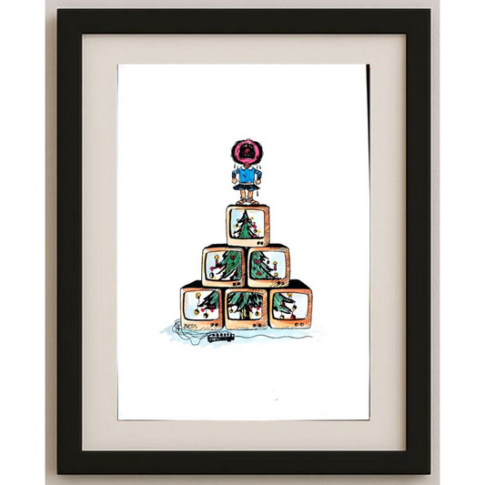 Winfred Besslich 29x21cm Orijinal Karikatür BOD01863