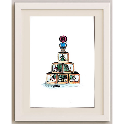 Winfred Besslich 29x21cm Orijinal Karikatür BOD01863