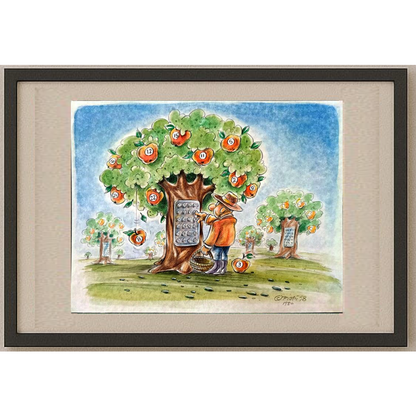 Andre Pijet 29x21cm Orijinal Karikatür BOD01864