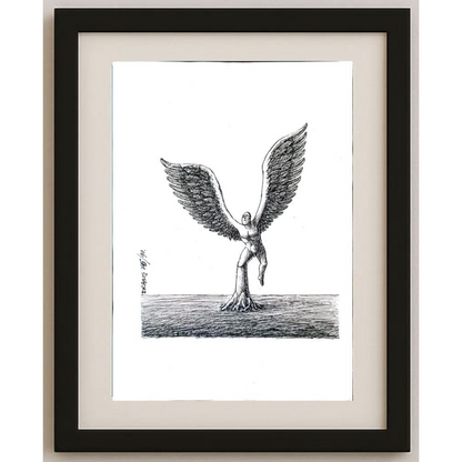 Anton Dragos 29x21cm Orijinal Karikatür BOD01867