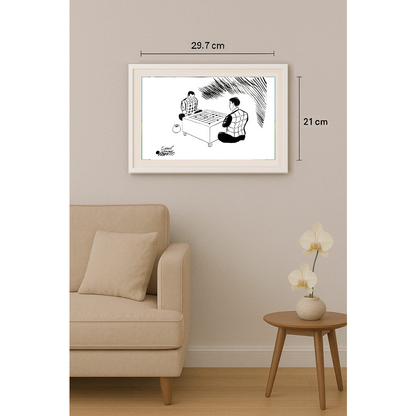 Wonsoo Yi 29x21cm Orijinal Karikatür BOD01869