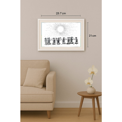 Ali Divandari 29x21cm Orijinal Karikatür BOD01880