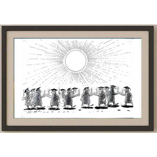 Ali Divandari 29x21cm Orijinal Karikatür BOD01880