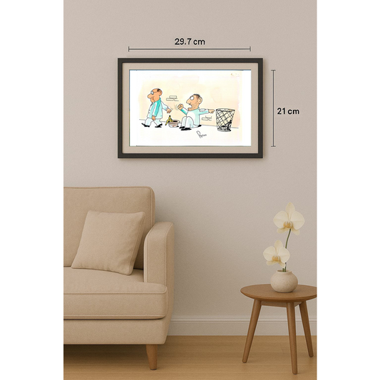 Angelo Pastro 29x21cm Orijinal Karikatür BOD01898