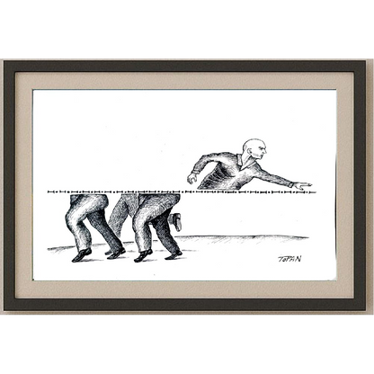 Cristian Topan 29x21cm Orijinal Karikatür BOD01902