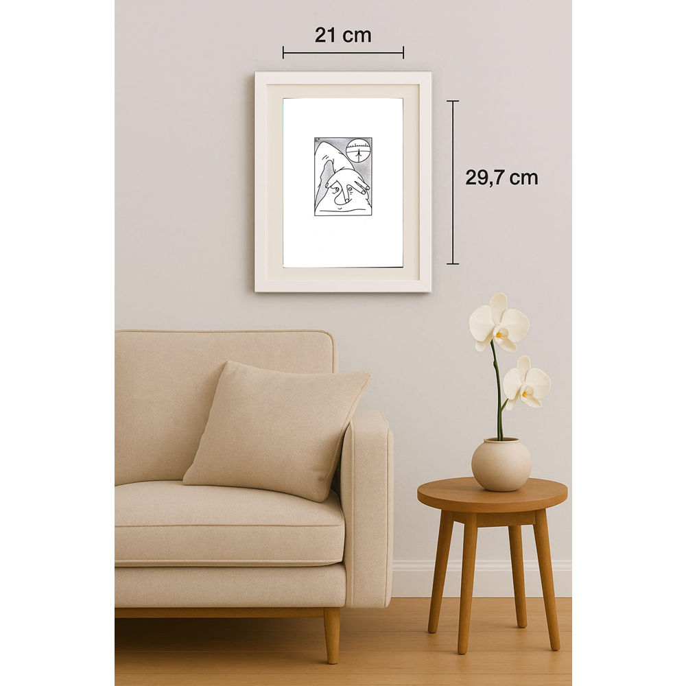 Vitalij Koryako 29x21cm Orijinal Karikatür BOD01920