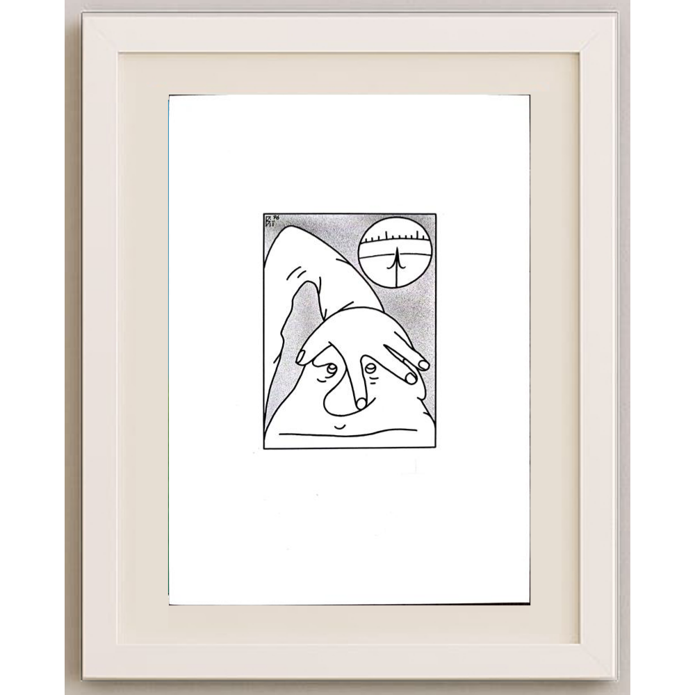 Vitalij Koryako 29x21cm Orijinal Karikatür BOD01920