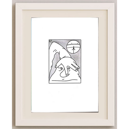 Vitalij Koryako 29x21cm Orijinal Karikatür BOD01920