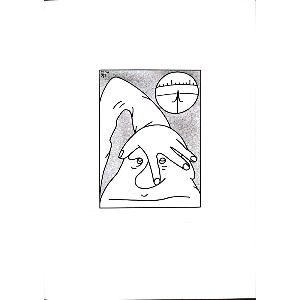 Vitalij Koryako 29x21cm Orijinal Karikatür BOD01920