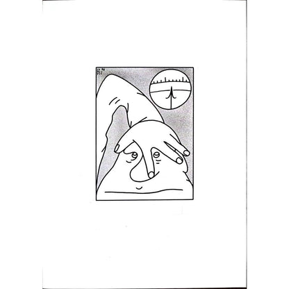 Vitalij Koryako 29x21cm Orijinal Karikatür BOD01920