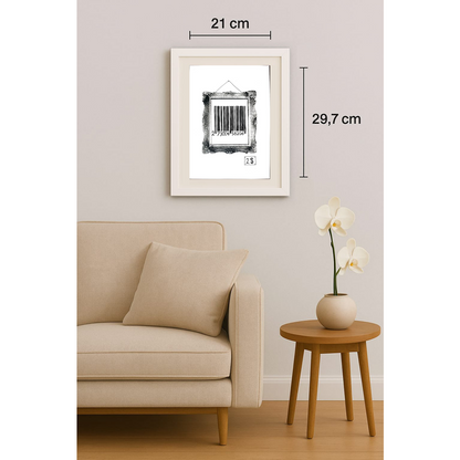 Yourik Karim Masihi 29x21cm Orijinal Karikatür BOD01923