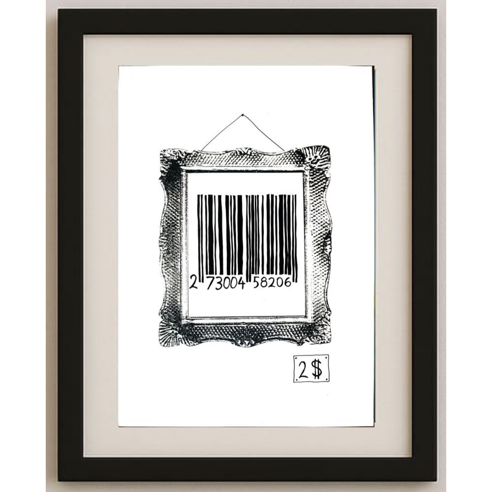 Yourik Karim Masihi 29x21cm Orijinal Karikatür BOD01923