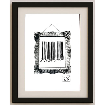 Yourik Karim Masihi 29x21cm Orijinal Karikatür BOD01923