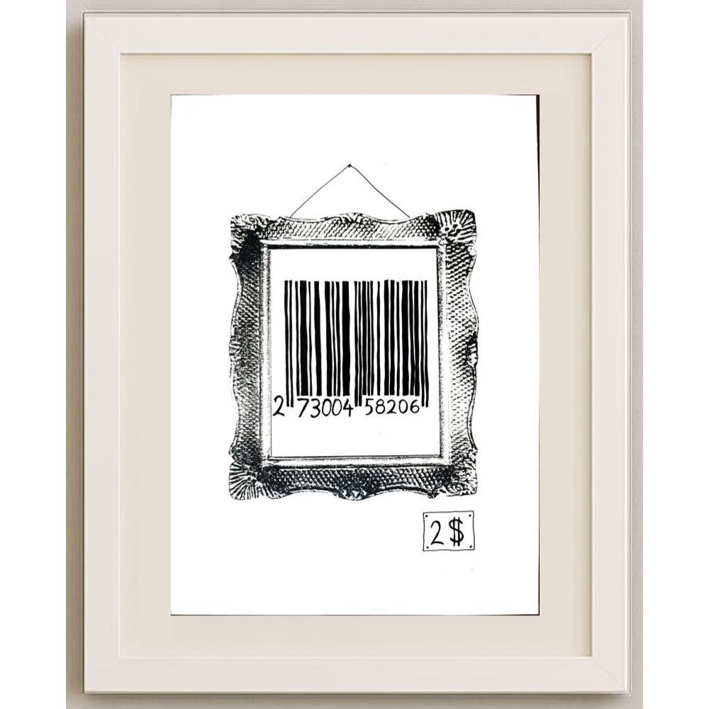 Yourik Karim Masihi 29x21cm Orijinal Karikatür BOD01923