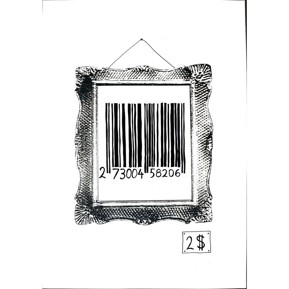 Yourik Karim Masihi 29x21cm Orijinal Karikatür BOD01923