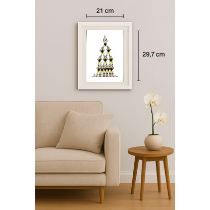 Tomislav Dusanic 29x21cm Orijinal Karikatür BOD01925