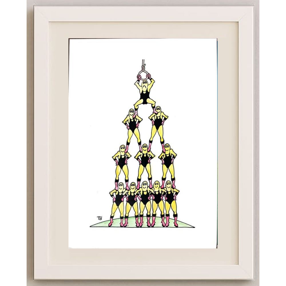 Tomislav Dusanic 29x21cm Orijinal Karikatür BOD01925