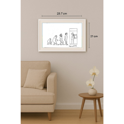 Veselin Borisic 29x21cm Orijinal Karikatür BOD01935