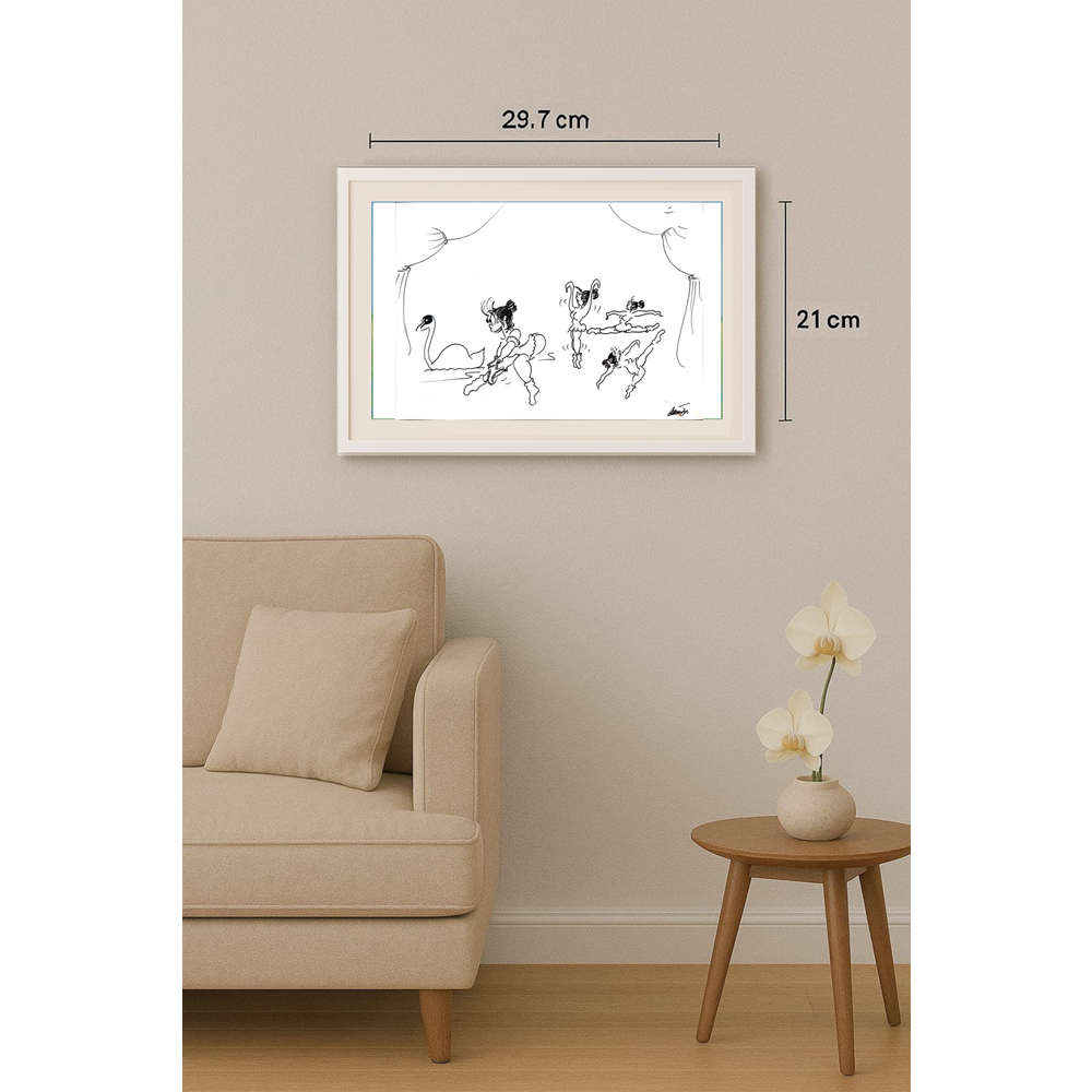 Branco Premuzic 29x21cm Orijinal Karikatür BOD01946