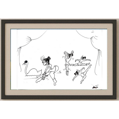 Branco Premuzic 29x21cm Orijinal Karikatür BOD01946