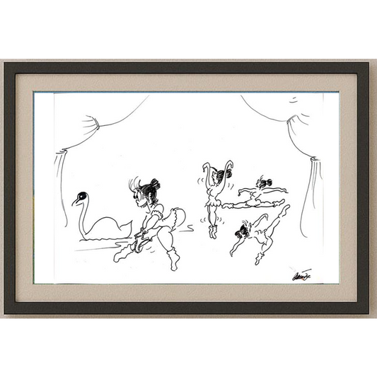 Branco Premuzic 29x21cm Orijinal Karikatür BOD01946