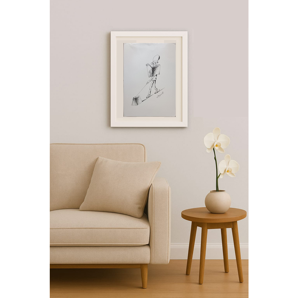 Arkady Tzkun 35x25cm Orijinal Karikatür BOD01977