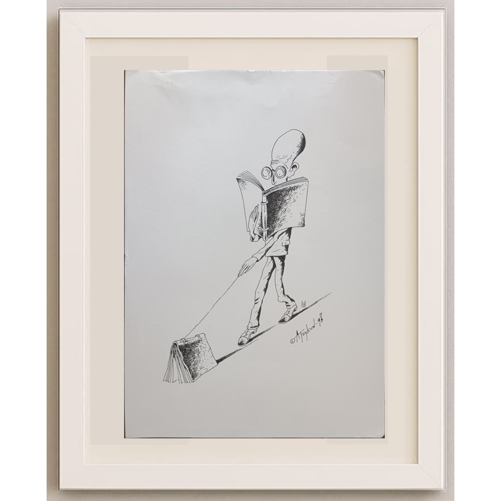 Arkady Tzkun 35x25cm Orijinal Karikatür BOD01977