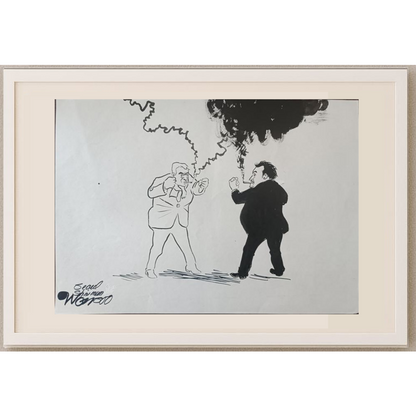 Wonsoo Yi 35x25cm Orijinal Karikatür BOD01983