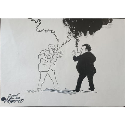 Wonsoo Yi 35x25cm Orijinal Karikatür BOD01983