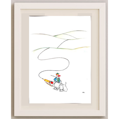 Yayo Diego Herrera 43x30cm Orijinal Karikatür BOD01989