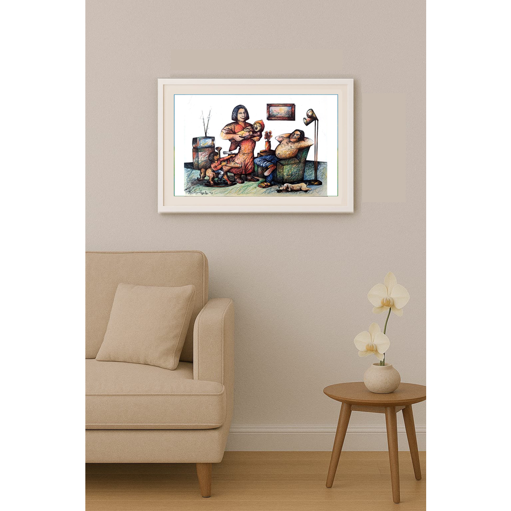 Candido Isidfo Cuenca Fuentes 43x30cm Orijinal Karikatür BOD01999