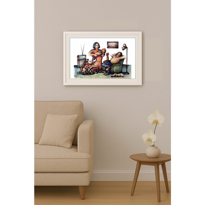 Candido Isidfo Cuenca Fuentes 43x30cm Orijinal Karikatür BOD01999