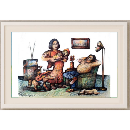 Candido Isidfo Cuenca Fuentes 43x30cm Orijinal Karikatür BOD01999