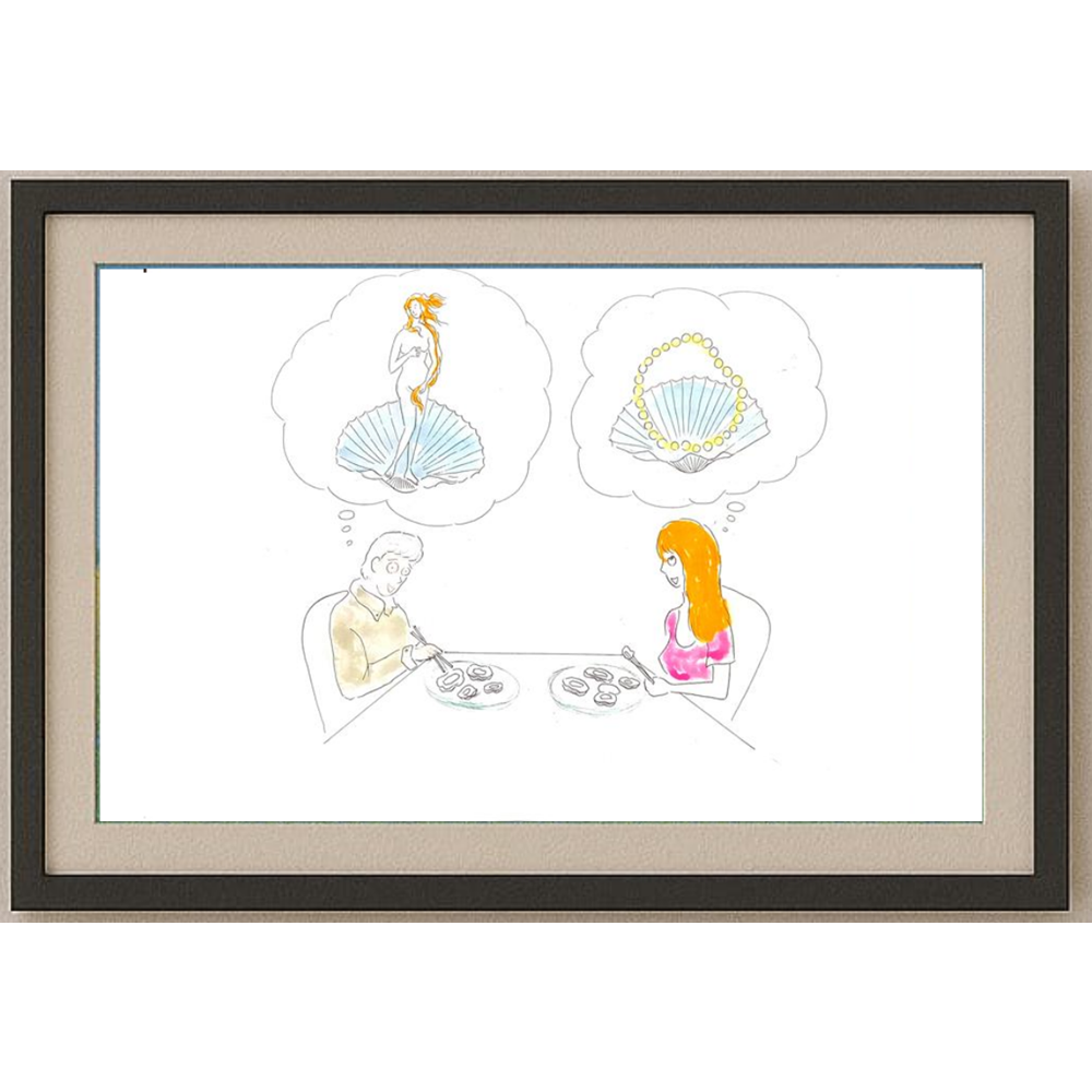 Zola Zli 35x25cm Orijinal Karikatür Tablo BOD02031