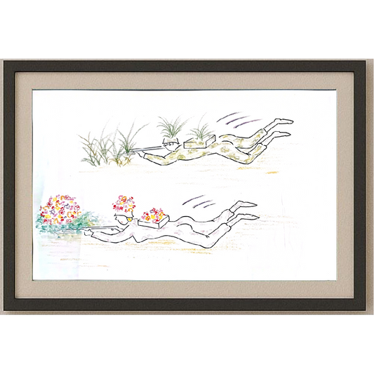 Zola Zli 35x25cm Orijinal Karikatür Tablo BOD02032