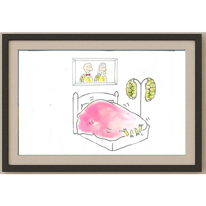 Zola Zli 35x25cm Orijinal Karikatür Tablo BOD02033