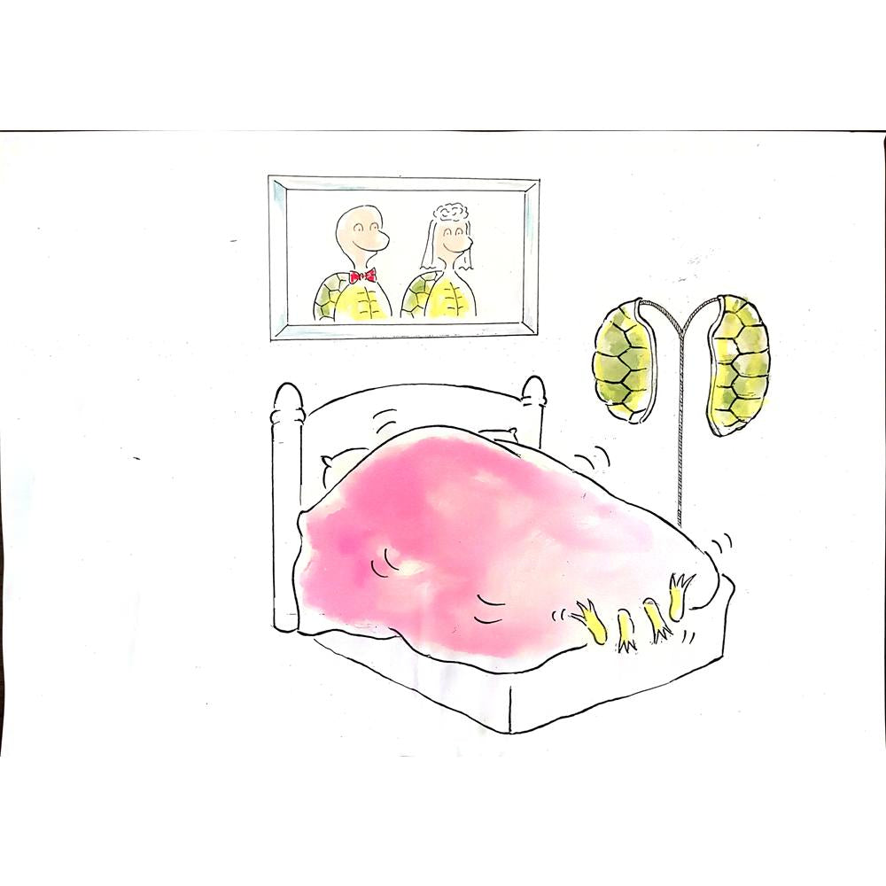 Zola Zli 35x25cm Orijinal Karikatür Tablo BOD02033