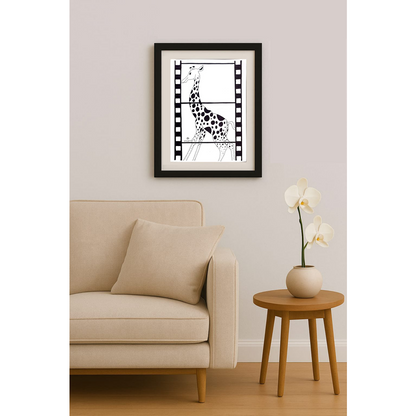 Mostafa Hossein Nia 35c25cm Orijinal Karikatür Tablo BOD02042