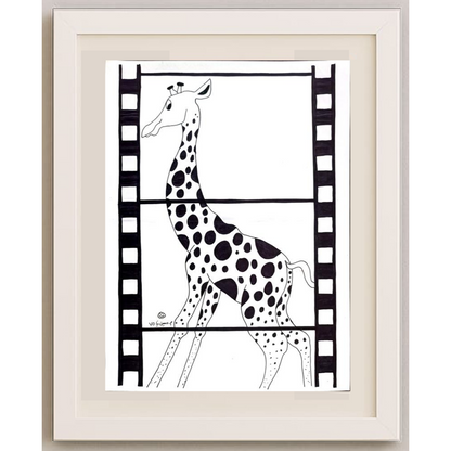 Mostafa Hossein Nia 35c25cm Orijinal Karikatür Tablo BOD02042