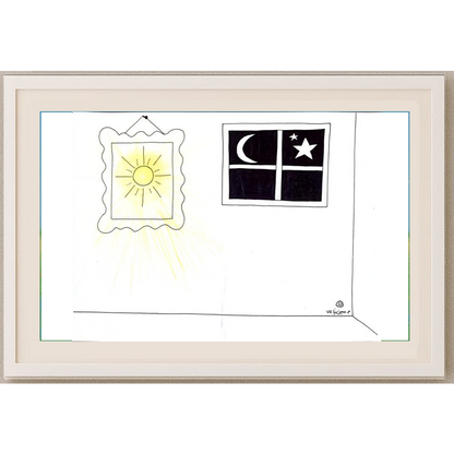 Lephaft Pal 35x25cm Orijinal Karikatür Tablo BOD02043