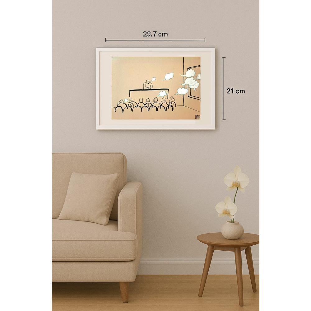 Fedor Kritovak 29x21cm Orijinal Karikatür BOD02061