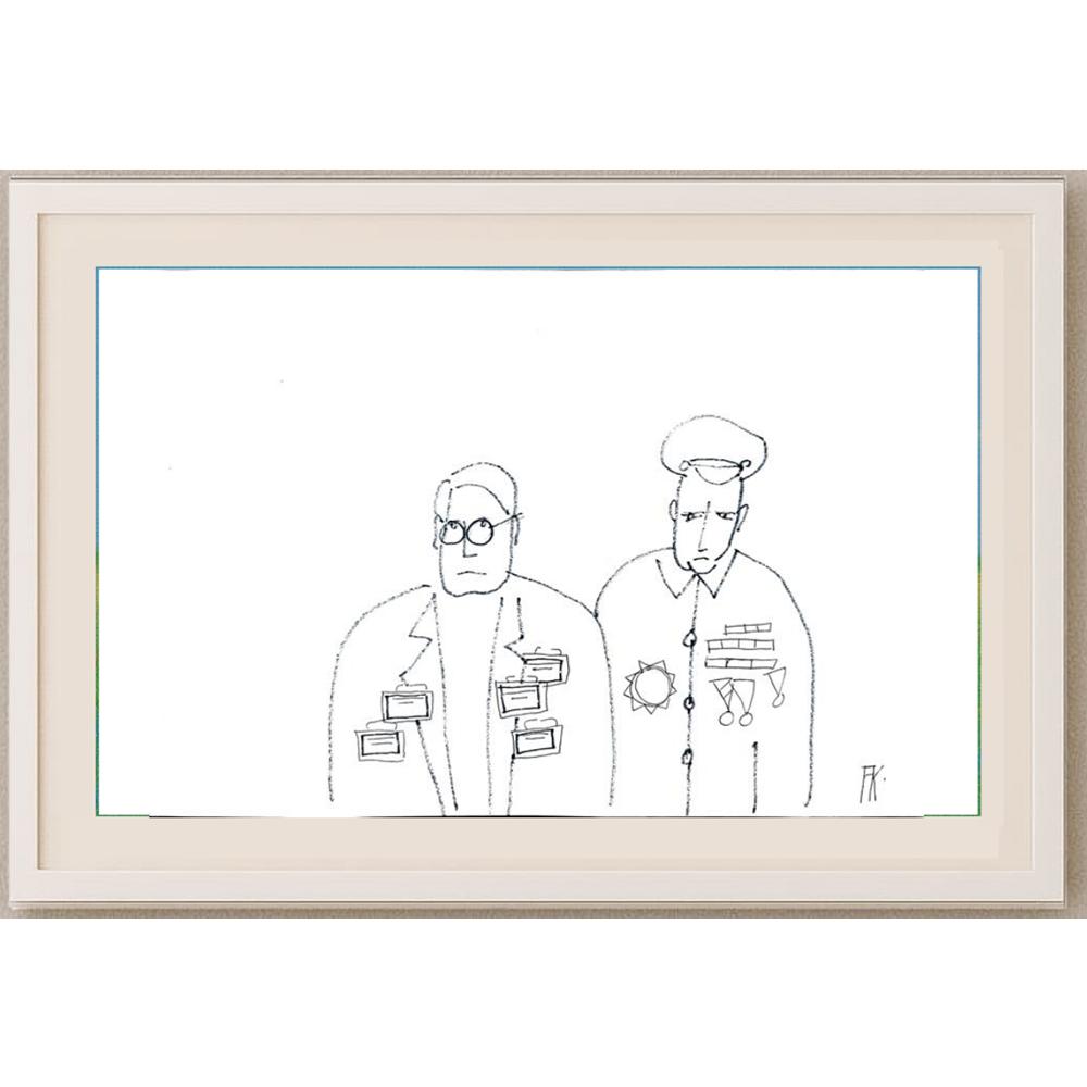 Fedor Kritovak 29x21cm Orijinal Karikatür BOD02066