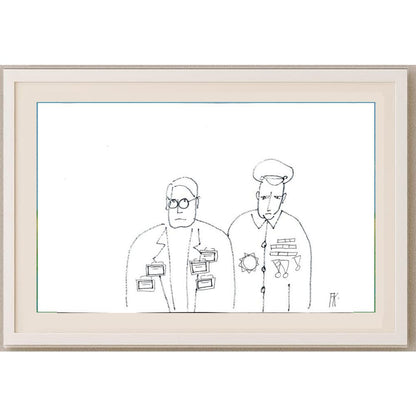 Fedor Kritovak 29x21cm Orijinal Karikatür BOD02066