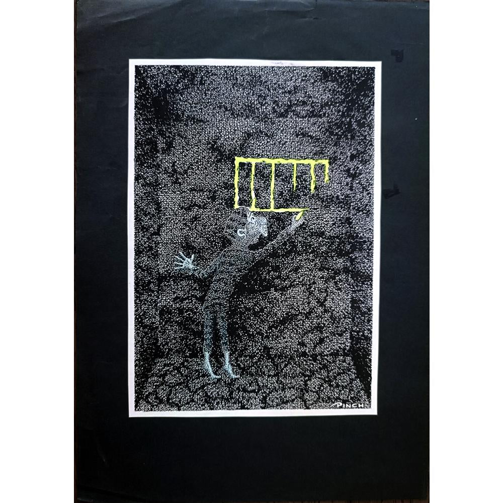 Vjekoslav Klaic 29x21cm Orijinal Karikatür BOD02067