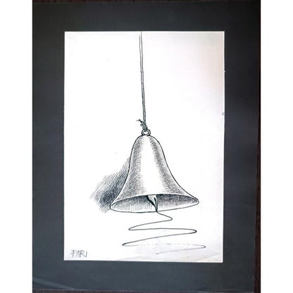 Pari Mohammad Nabi 29x21cm Orijinal Karikatür BOD02068