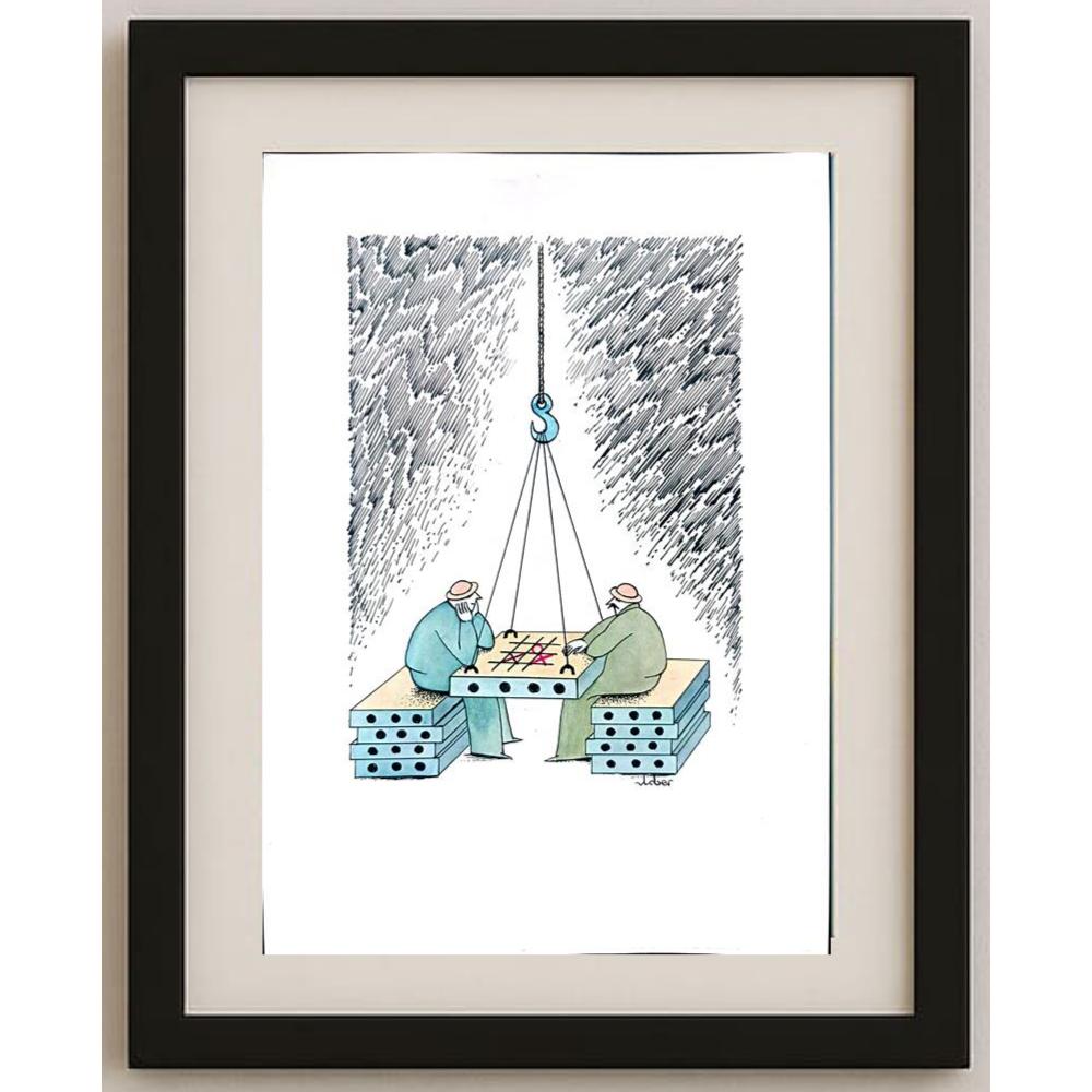 Vladimiras Beresniovas 29x21cm Orijinal Karikatür BOD02069