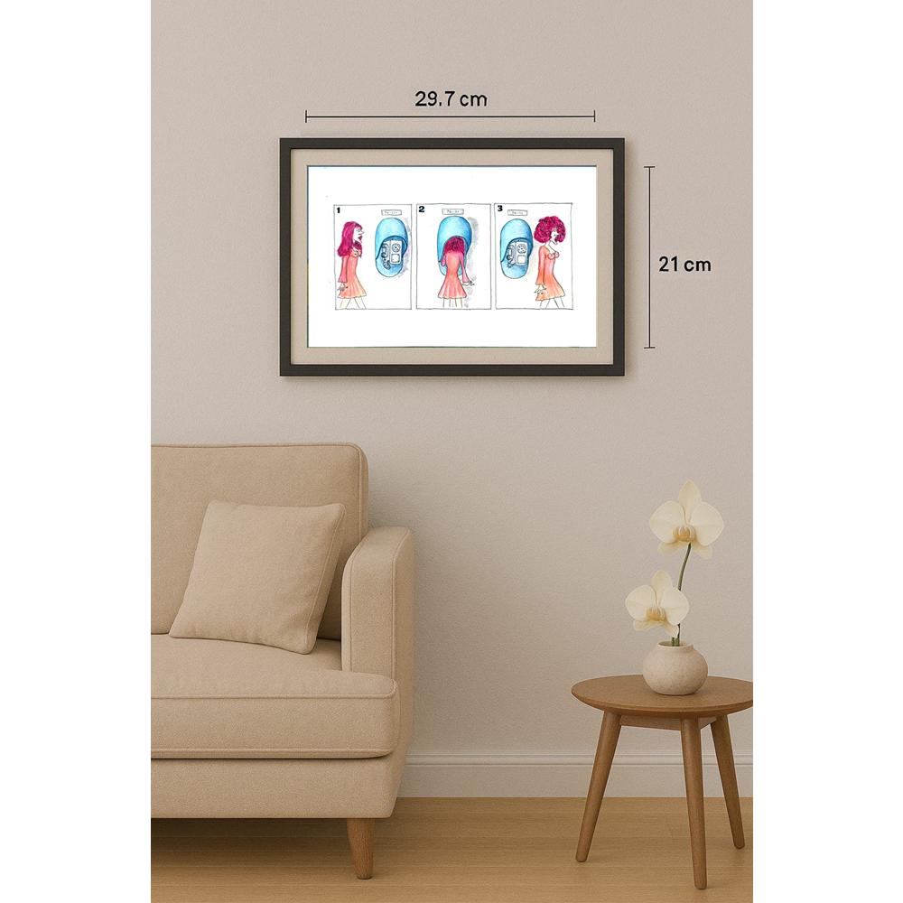 Tsvetomir Veleshky 29x21cm Orijinal Karikatür BOD02074