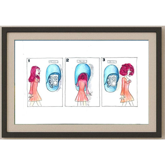 Tsvetomir Veleshky 29x21cm Orijinal Karikatür BOD02074