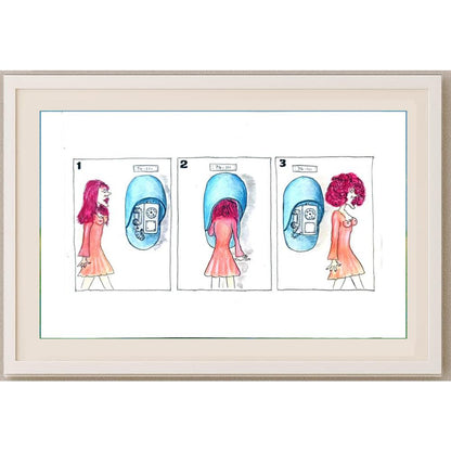 Tsvetomir Veleshky 29x21cm Orijinal Karikatür BOD02074