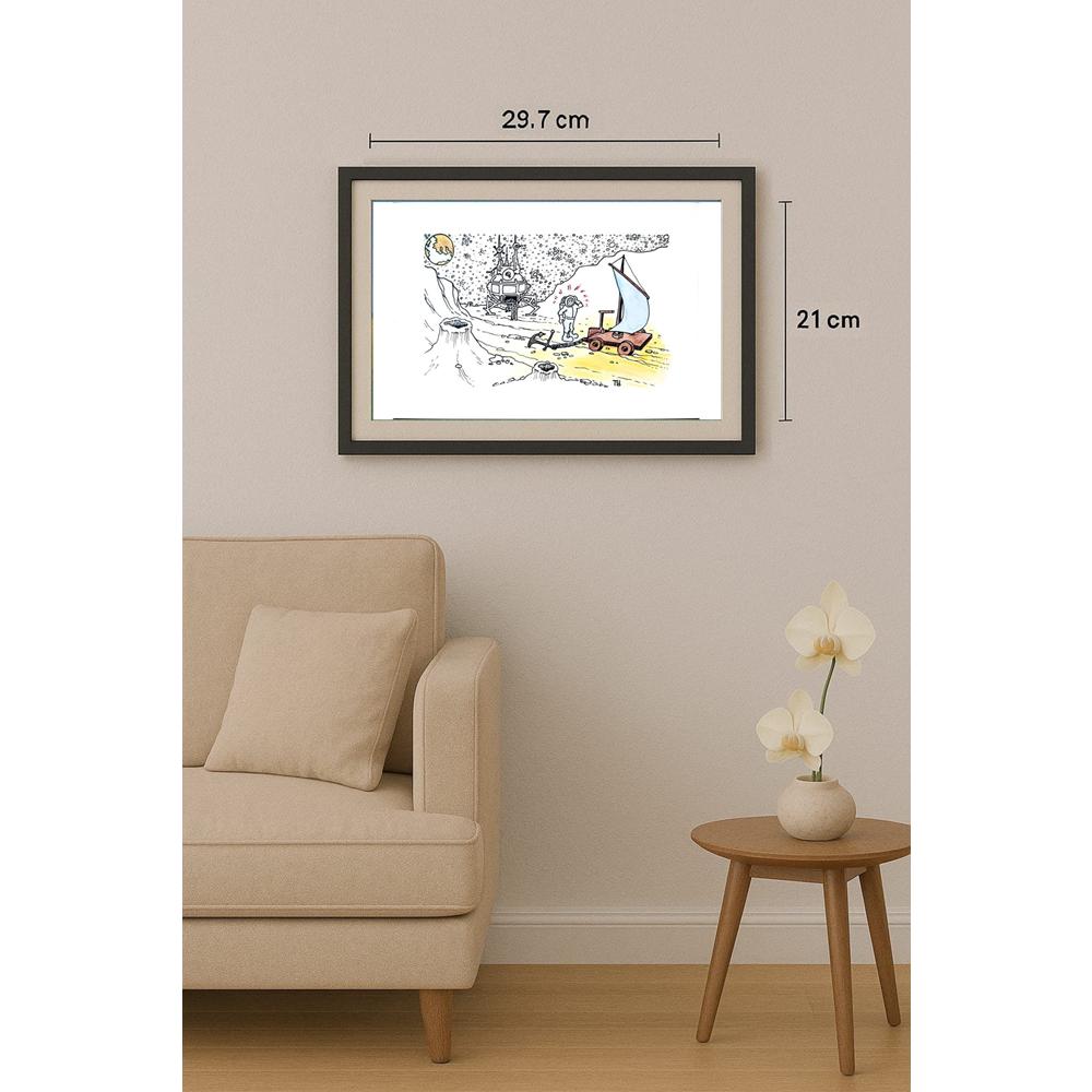 Tomislav Dusanic 29x21cm Orijinal Karikatür BOD02076